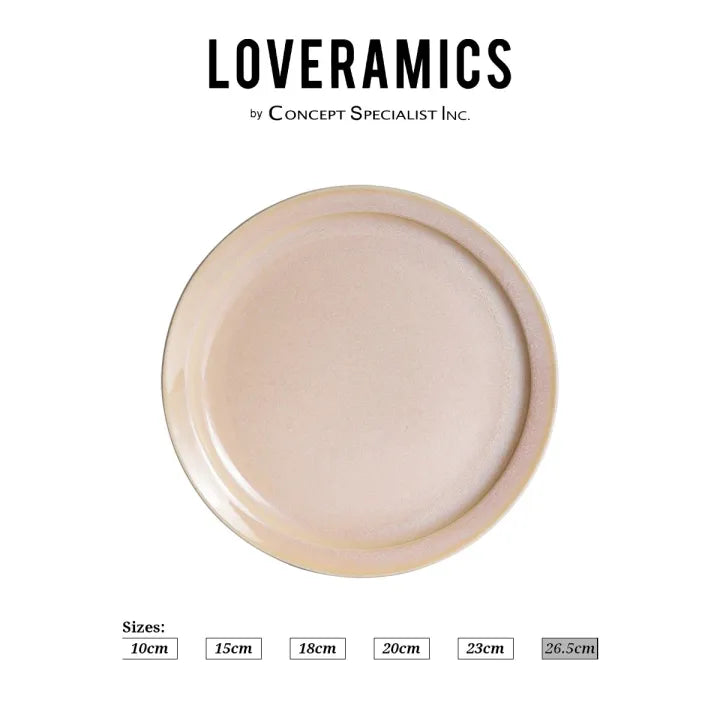 Loveramics Er-go! Collection Rose Porcelain Plates