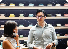 Interviewing the stars in Manila Wofex