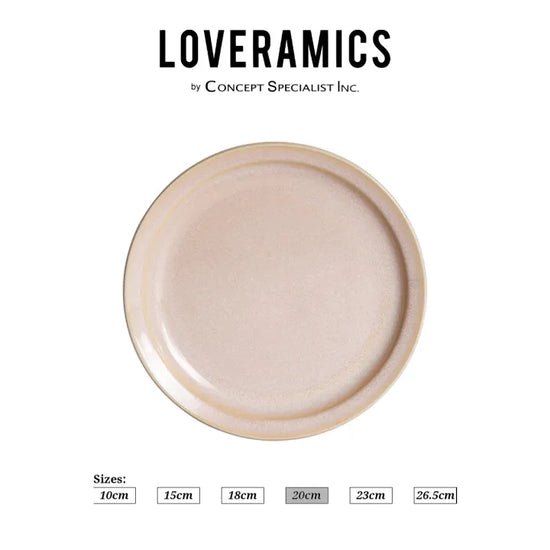 Loveramics Er-go! Collection Rose Porcelain Plates
