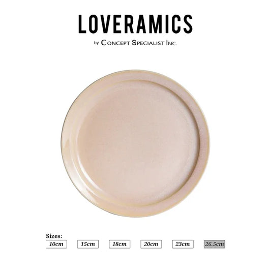 Loveramics Er-go! Collection Rose Porcelain Plates