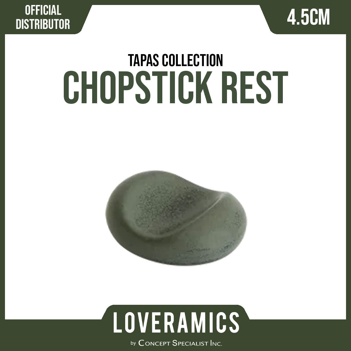 Loveramics Tapas Collection Chopstick Rest 4.5cm