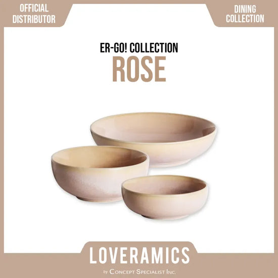 Loveramics Er-go! Rose Collection Porcelain Bowl