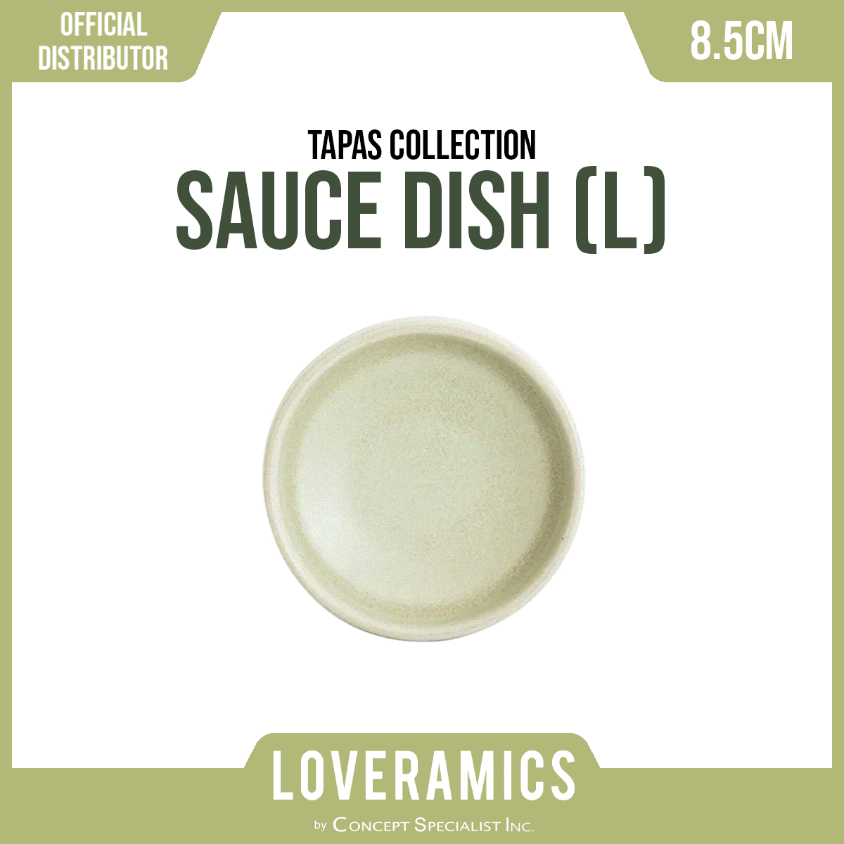 Loveramics Tapas Collection Sauce Dish 8.5cm (L)