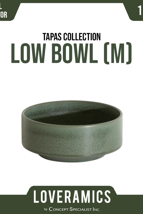 Loveramics Tapas Collection Low Bowl 12.5cm (M)