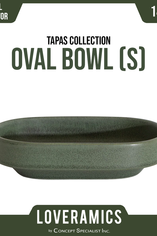 Loveramics Tapas Collection Oval Bowl 14.5cm (S)