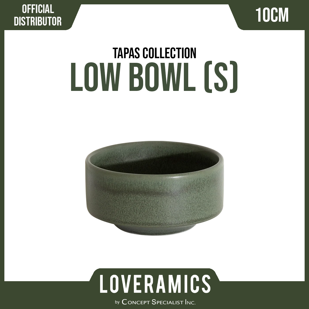 Loveramics Tapas Collection Low Bowl 10cm (S)