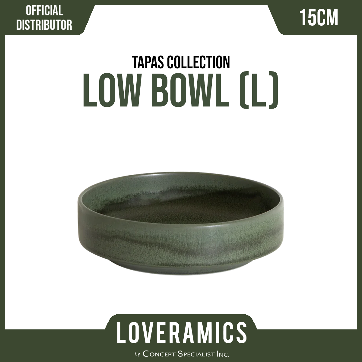 Loveramics Tapas Collection Low Bowl 15cm (L)