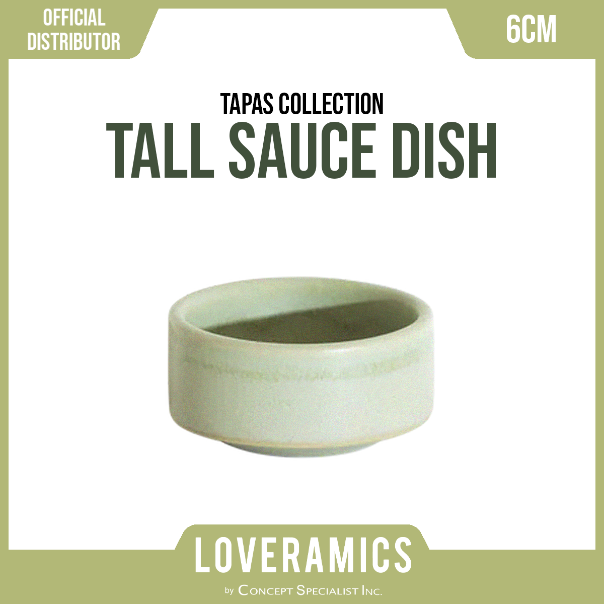 Loveramics Tapas Collection Tall Sauce Dish 6cm