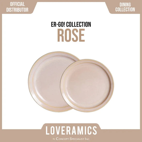 Loveramics Er-go! Collection Rose Porcelain Plates