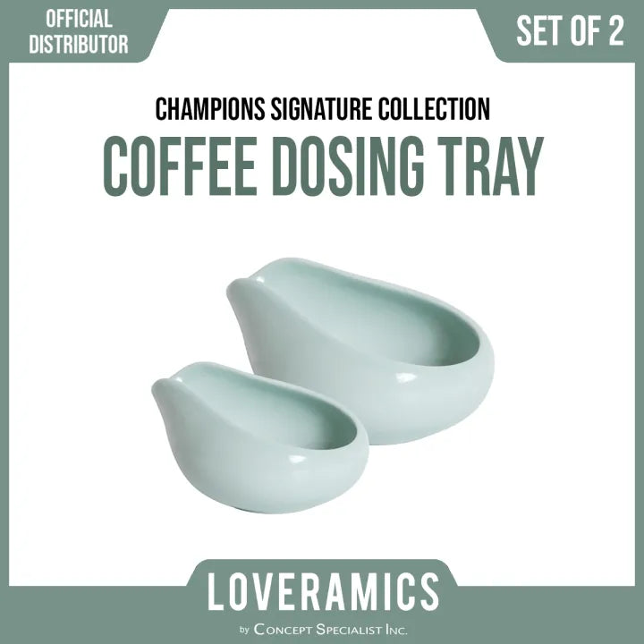 Loveramics Champions Signature Coffee Dosing Trays Set of 2