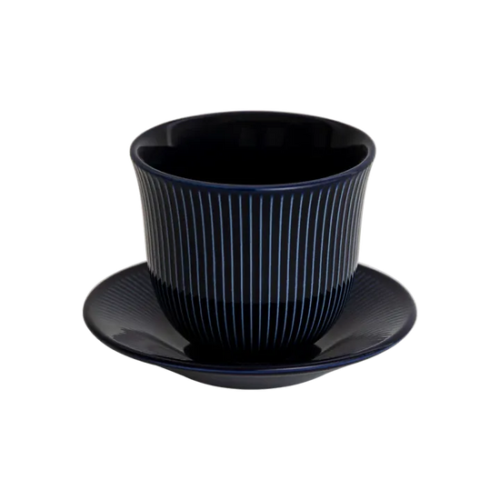 Loveramics Embossed Tasting Cup and 13cm Embossed Plate 150ml