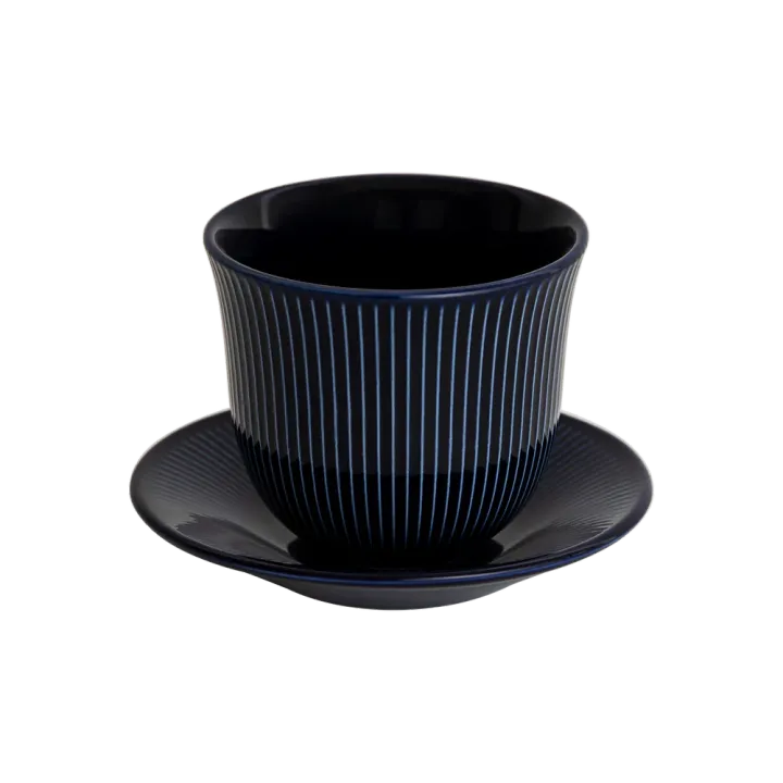 Loveramics Embossed Tasting Cup and 13cm Embossed Plate 150ml