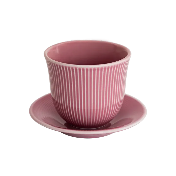 Loveramics Embossed Tasting Cup and 13cm Embossed Plate 150ml