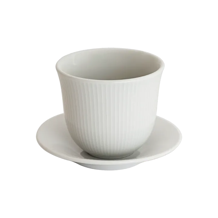 Loveramics Embossed Tasting Cup and 13cm Embossed Plate 150ml
