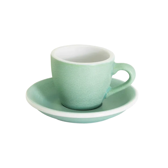 Loveramics Egg Collection Mineral Colours Porcelain Flat White Cup and Saucer 150ml