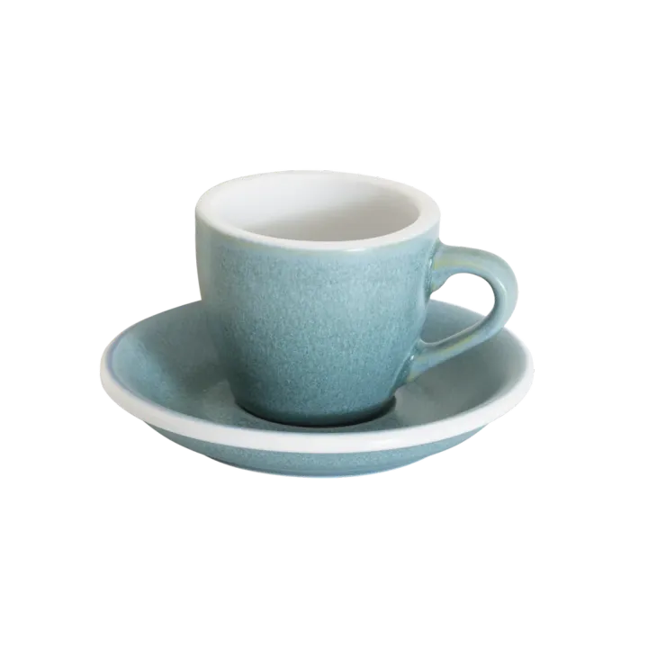 Loveramics Egg Collection Mineral Colours Porcelain Flat White Cup and Saucer 150ml