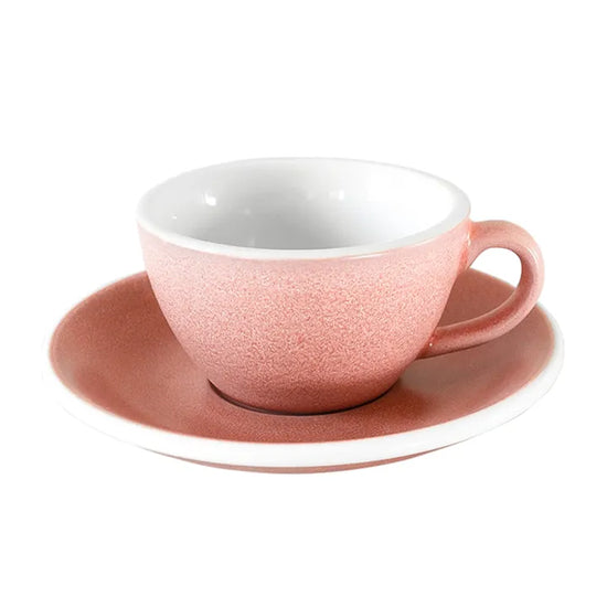 Loveramics Egg Collection Mineral Colours Porcelain Flat White Cup and Saucer 150ml