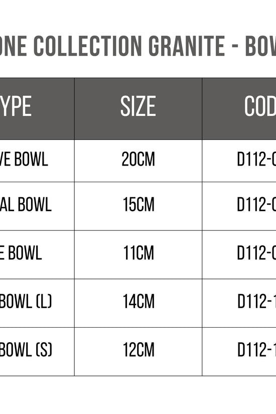 Loveramics Stone Tablewear Collection Granite - Bowls