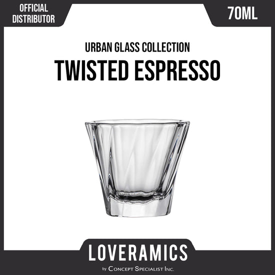 Loveramics Urban Glass Twisted Espresso Glass 70ml