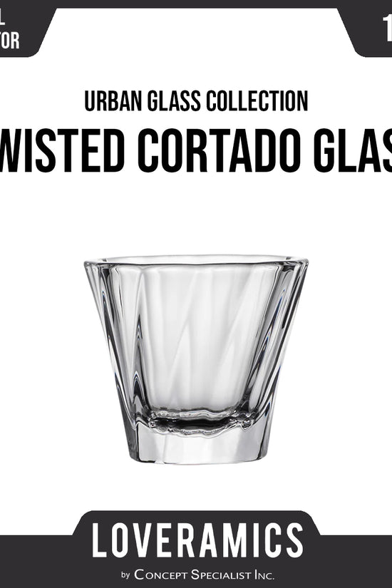 Loveramics Urban Glass Twisted Cortado Glass 120ml