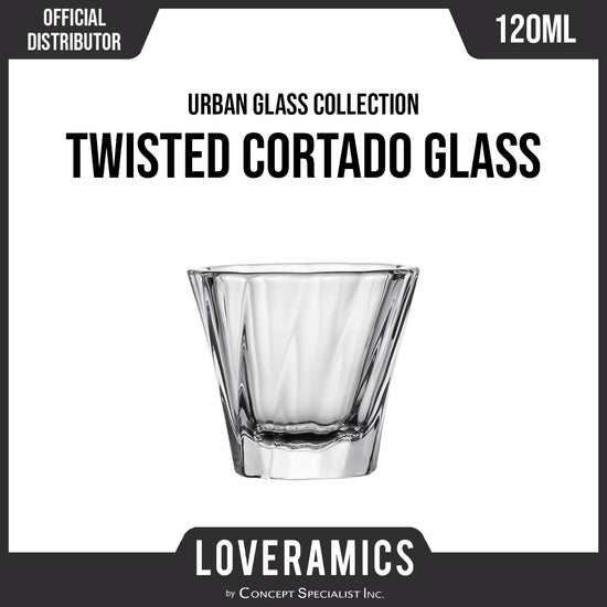 Loveramics Urban Glass Twisted Cortado Glass 120ml