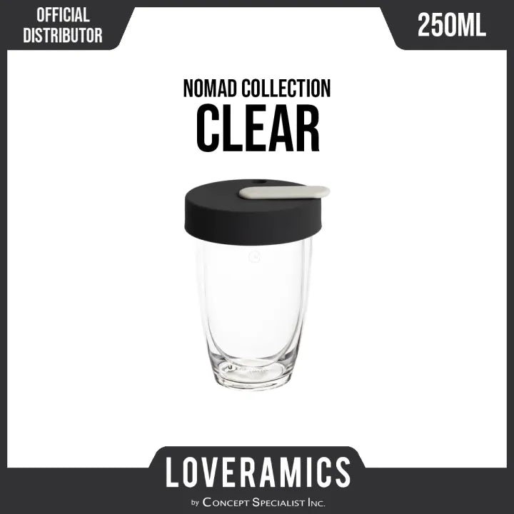 Loveramics Nomad Collection Double Walled Glass Mug Clear 250ml