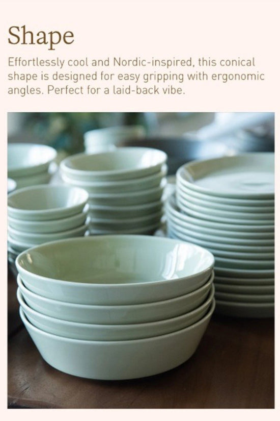 Loveramics Stone Tablewear Collection Bauhaus Green - Plates