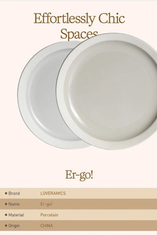 Loveramics Er-go! Collection Taupe - Plates