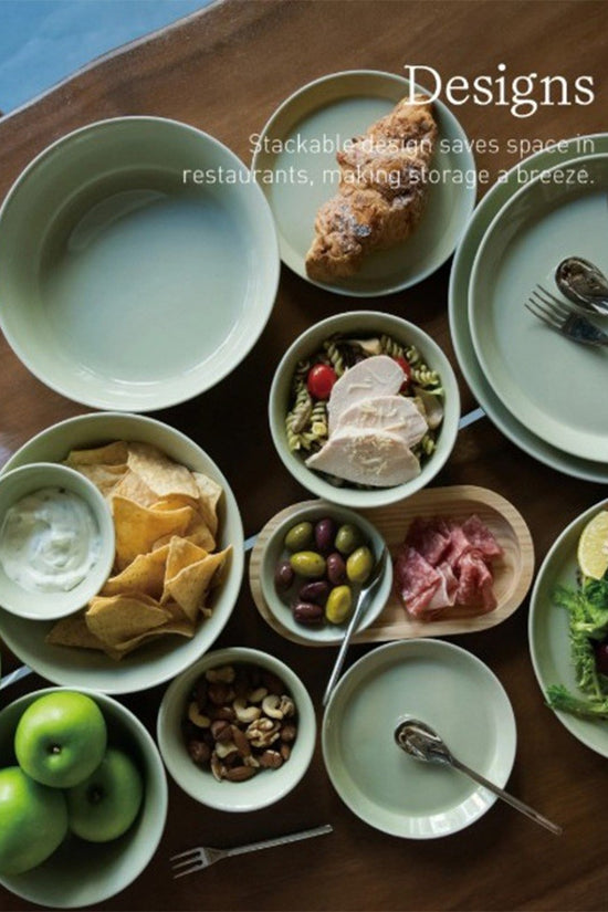 Loveramics Stone Tablewear Collection Bauhaus Green - Plates