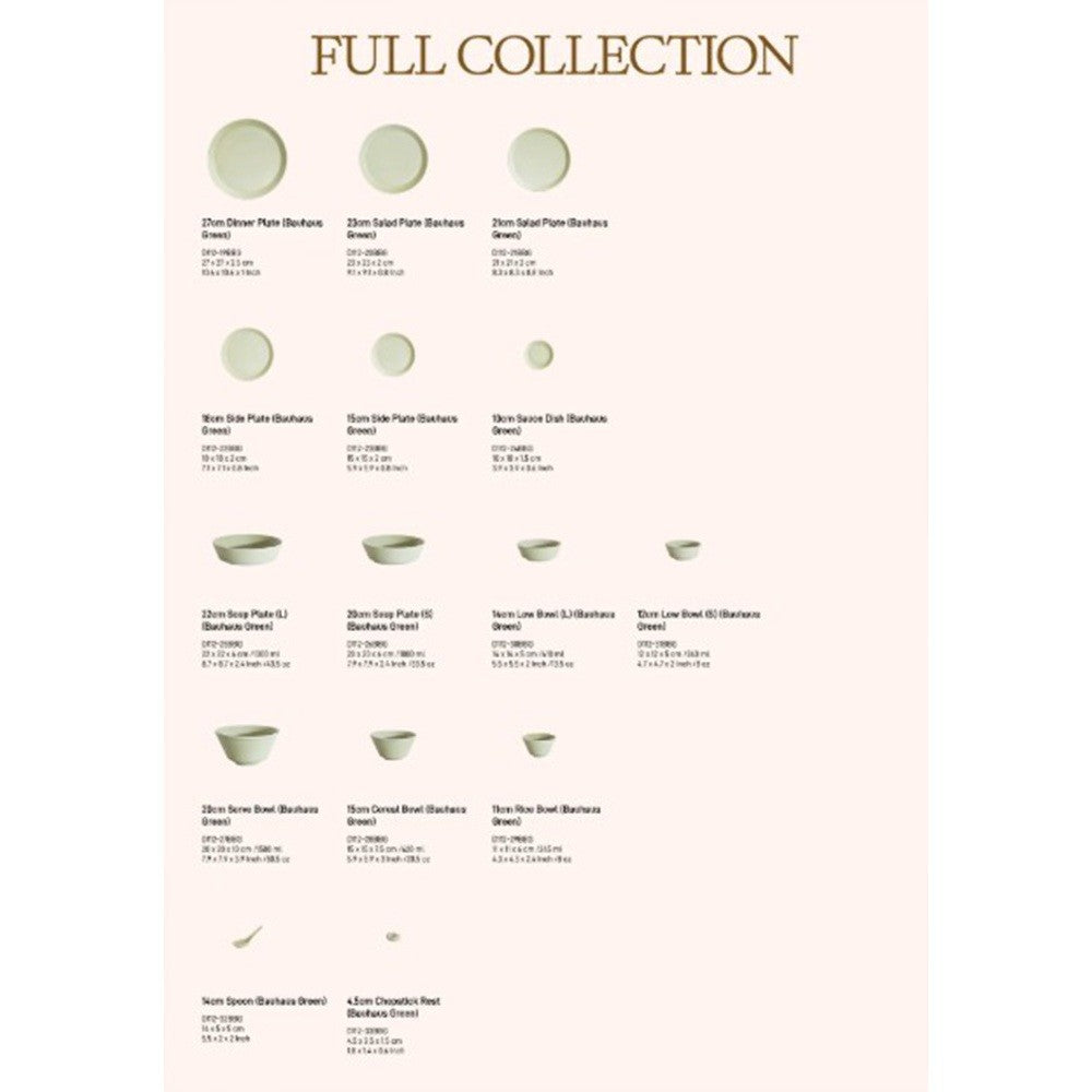 Loveramics Stone Tablewear Collection Bauhaus Green - 10cm Sauce Dish