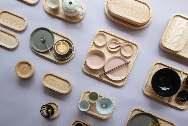 Loveramics Er-go! System Collection Wood Platters