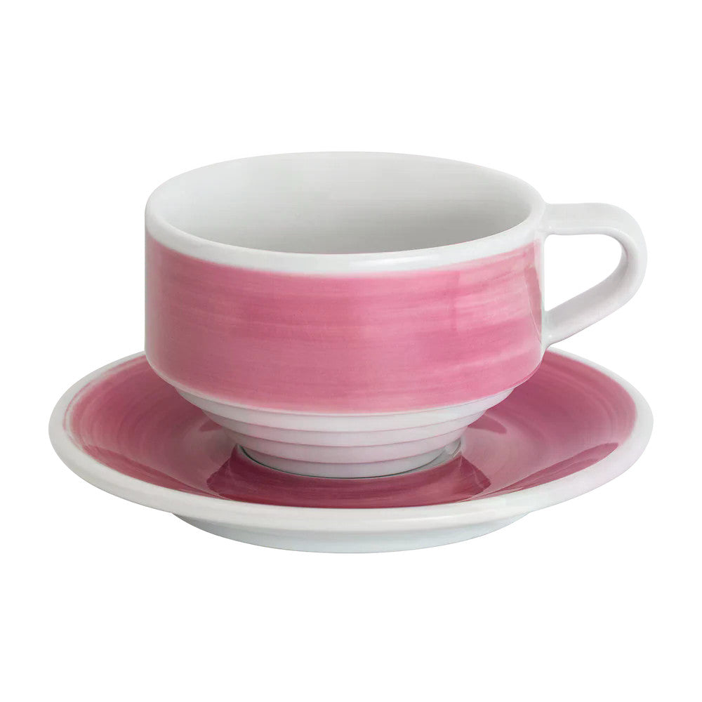 Loveramics Deco Collection 220ml Cappuccino Cup and 14cm Cappuccino Saucer