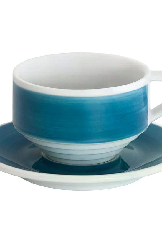 Loveramics Deco Collection 220ml Cappuccino Cup and 14cm Cappuccino Saucer