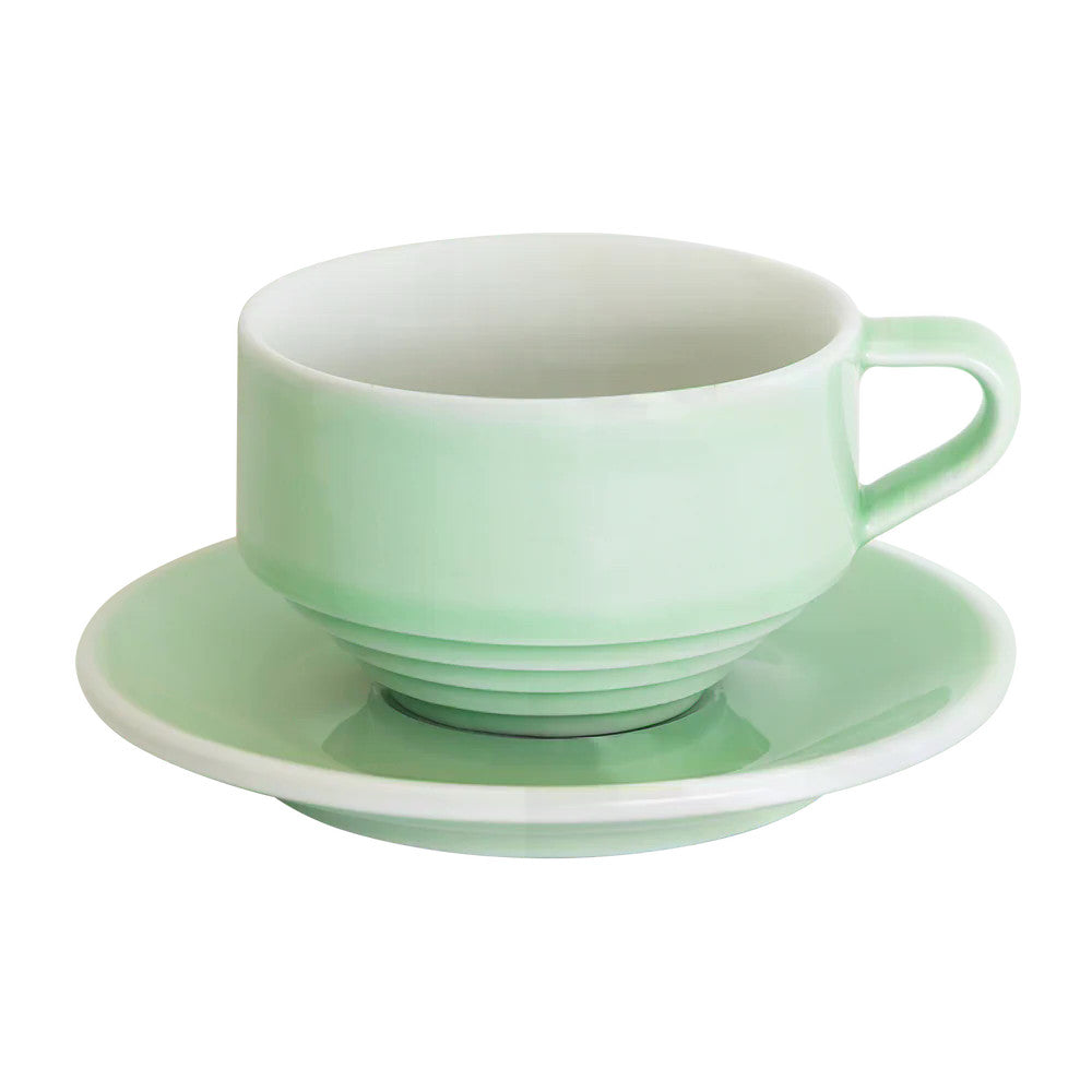 Loveramics Deco Collection 220ml Cappuccino Cup and 14cm Cappuccino Saucer
