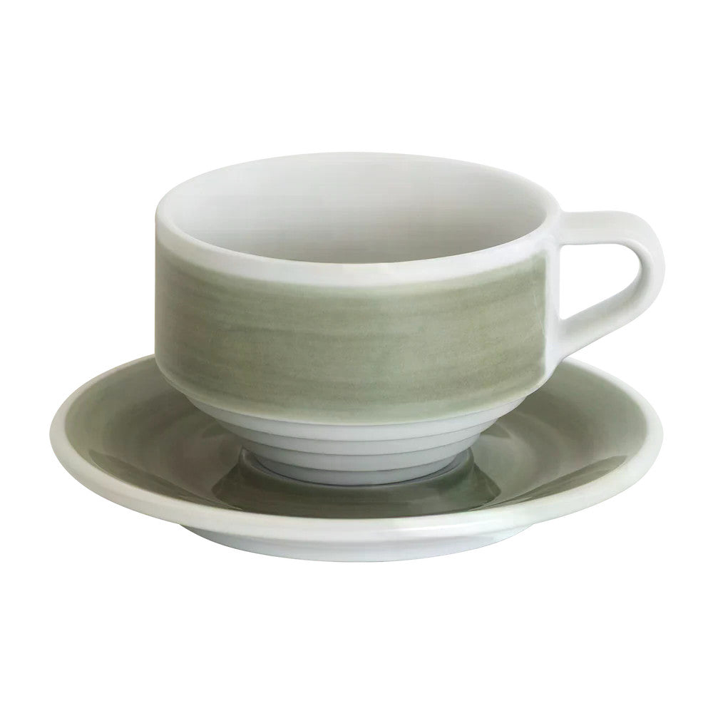 Loveramics Deco Collection 220ml Cappuccino Cup and 14cm Cappuccino Saucer